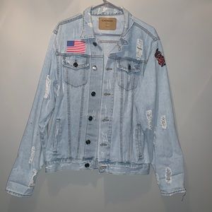 Loose fitting Carbon Jean jacket